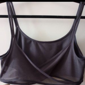 NWT Fabletics Naomi Low Impact Sports Bra XL 12/14 in Pewter